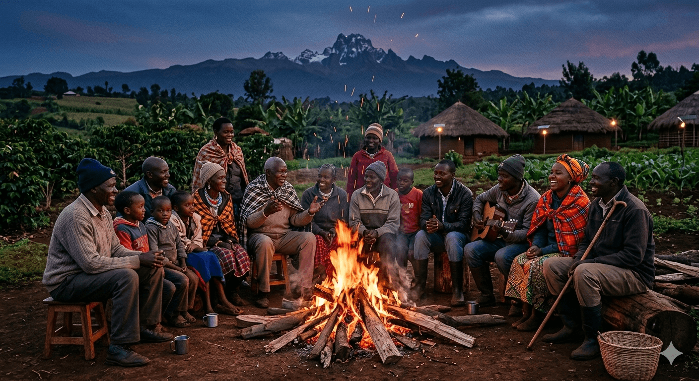 Evening Bonfires
